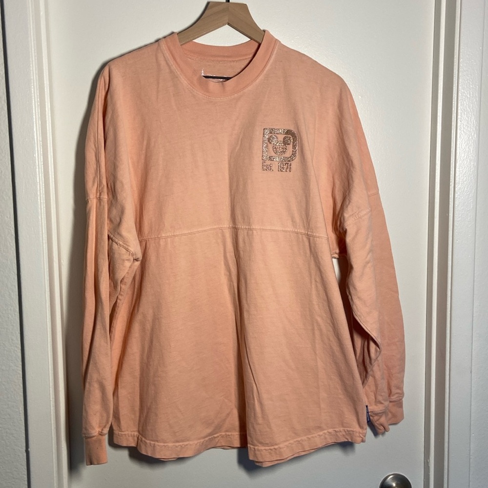 Peach sparkle Walt Disney World Spirit Jersey